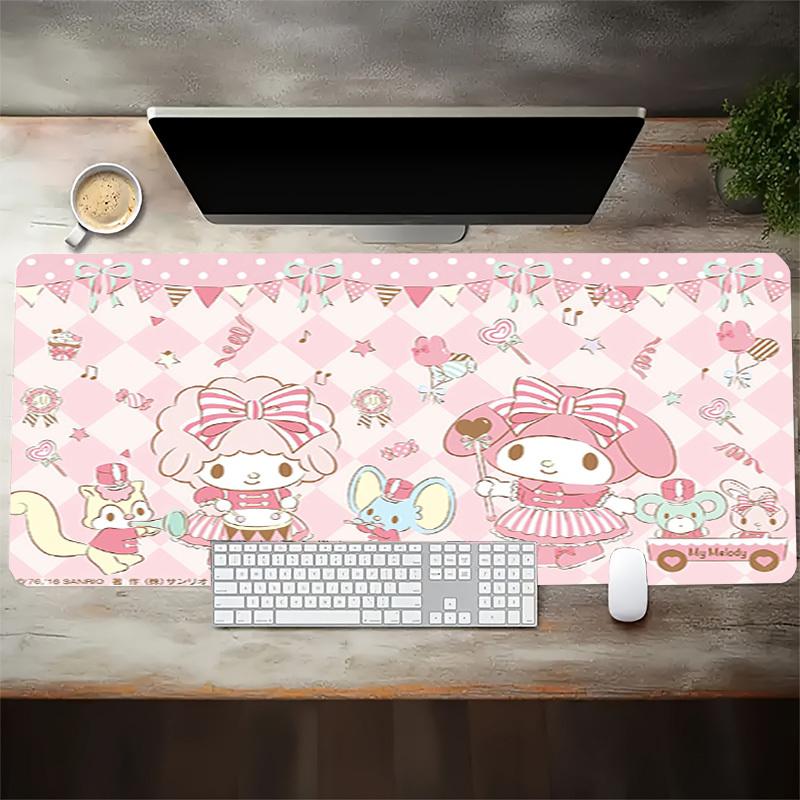 1pc My Melody Party Computer Pad with Vibrant Print, Mouse Pads for Desk 146