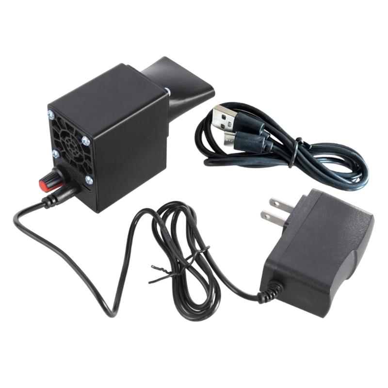 Ventola per Barbecue 12V con Spine a Corrente Alternata 100V 240V Regolatore di Velocità per Soffietto Stufa a Legna Accensione Carbone