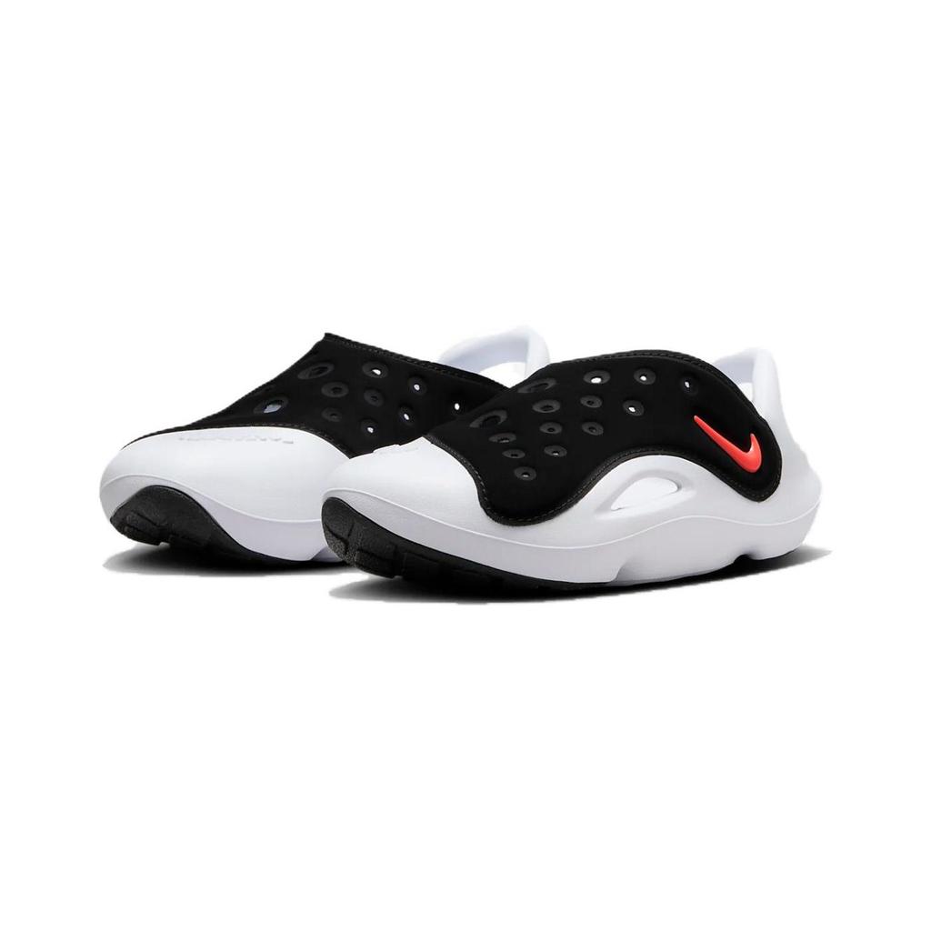 Nike Aqua Swoosh Sandal PS 'Black Hyper Orange' FN0876-001