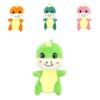 Cute Tiny Dinosaur Baby Plush Keychain Super Soft Crystal Velvet Stuffed