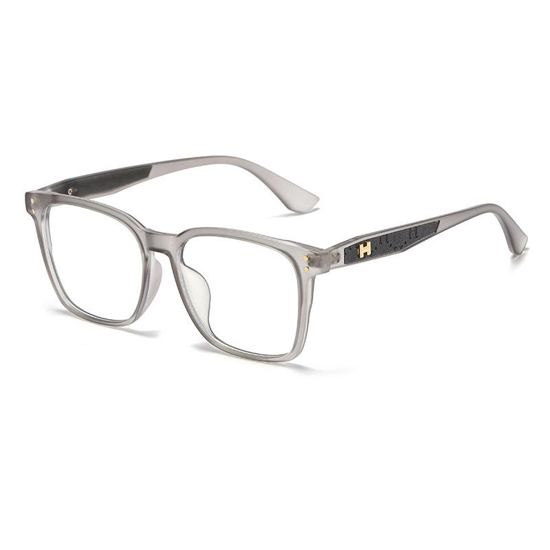 14511 Fashionable Men'S And Women'S Full-Frame Glasses Frame, Square Tr90-Meter Nail Anti-Blue Light Plain And Thin Flat Mirror