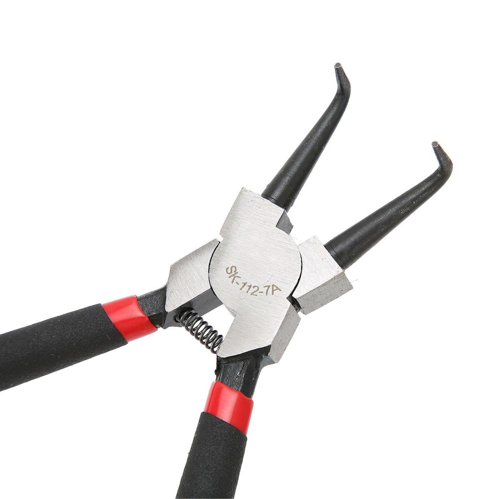 Immersion Handle Internal Snap Ring Pliers Carbon Steel Bent Nose Pliers Angled Pliers Carpentry