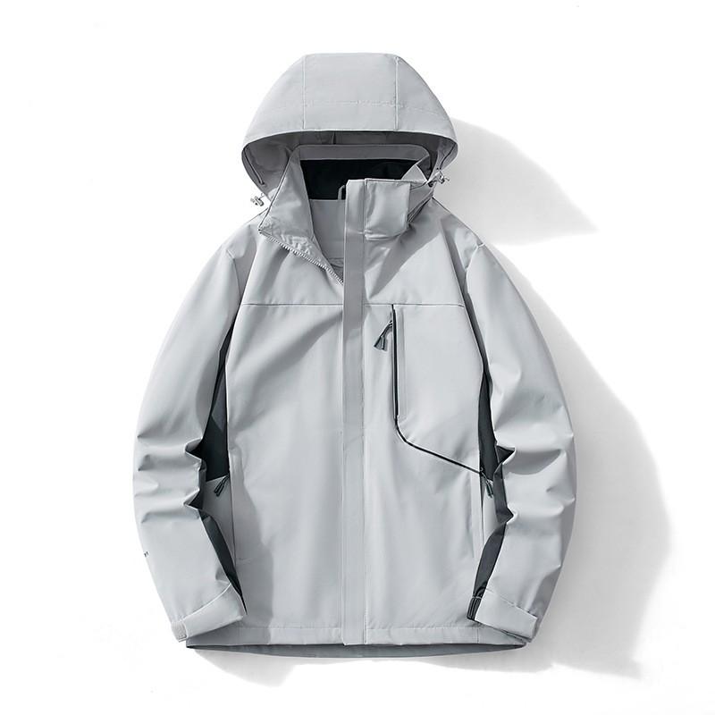 Lightweight Waterproof Windproof Outdoor Hiking Jacket Men Women Removable Hood Thin Softshell Sport Coat