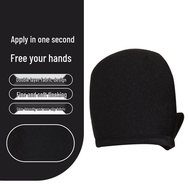 Body Lotion & Tanning Oil Application Gloves - Moisture-Proof Flocking for Easy Massage and Fast Absorption