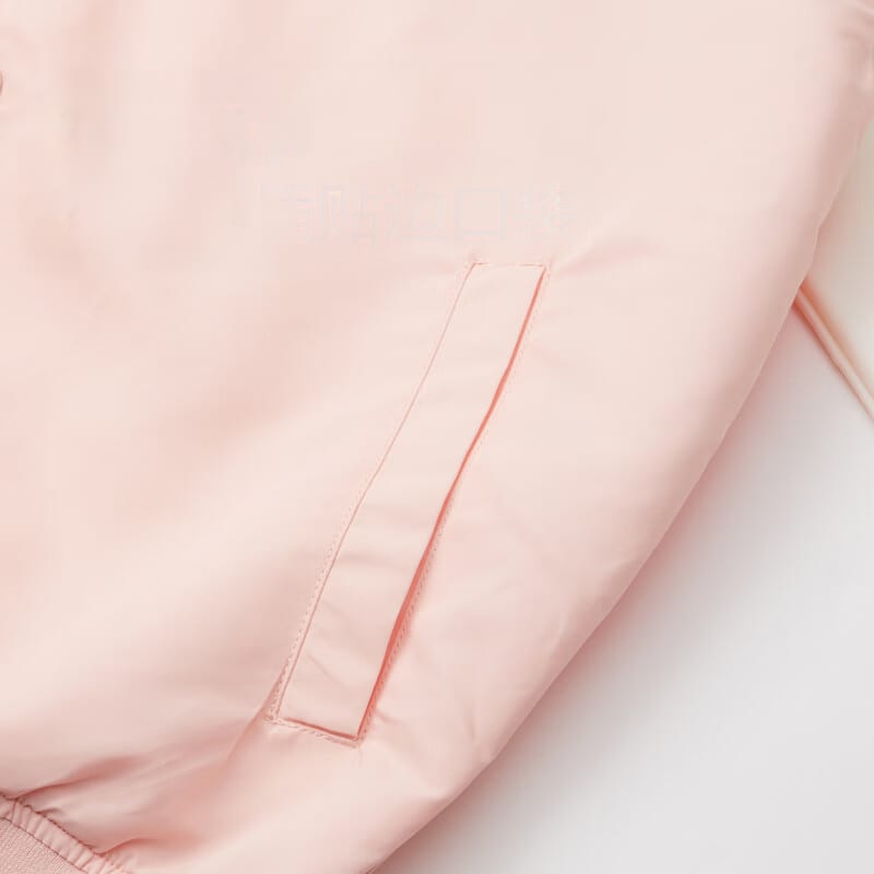 Converse Baseball Jacket Unisex Pink 10026912-A01