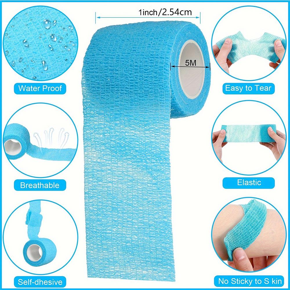 6/12 Rolls Self Adhesive Bandage Wrap Cohesive Breathable Vet Wrap For Sport Wounds 2 X 5 Yards Athletic Support