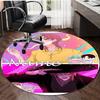 Personalized K-KPop Demon Hunters Round Chair Office Rug - Perfect for Mat, Office Chair & More - Ideal Gift for Birthdays and Holidays
