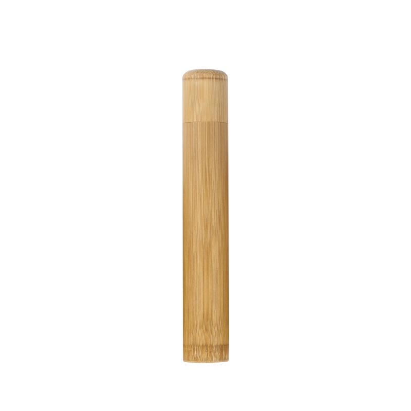 Portable Bamboo Cigar Humidor: Carbonized Tube, Moisture-Proof, Travel-Ready Storage Box