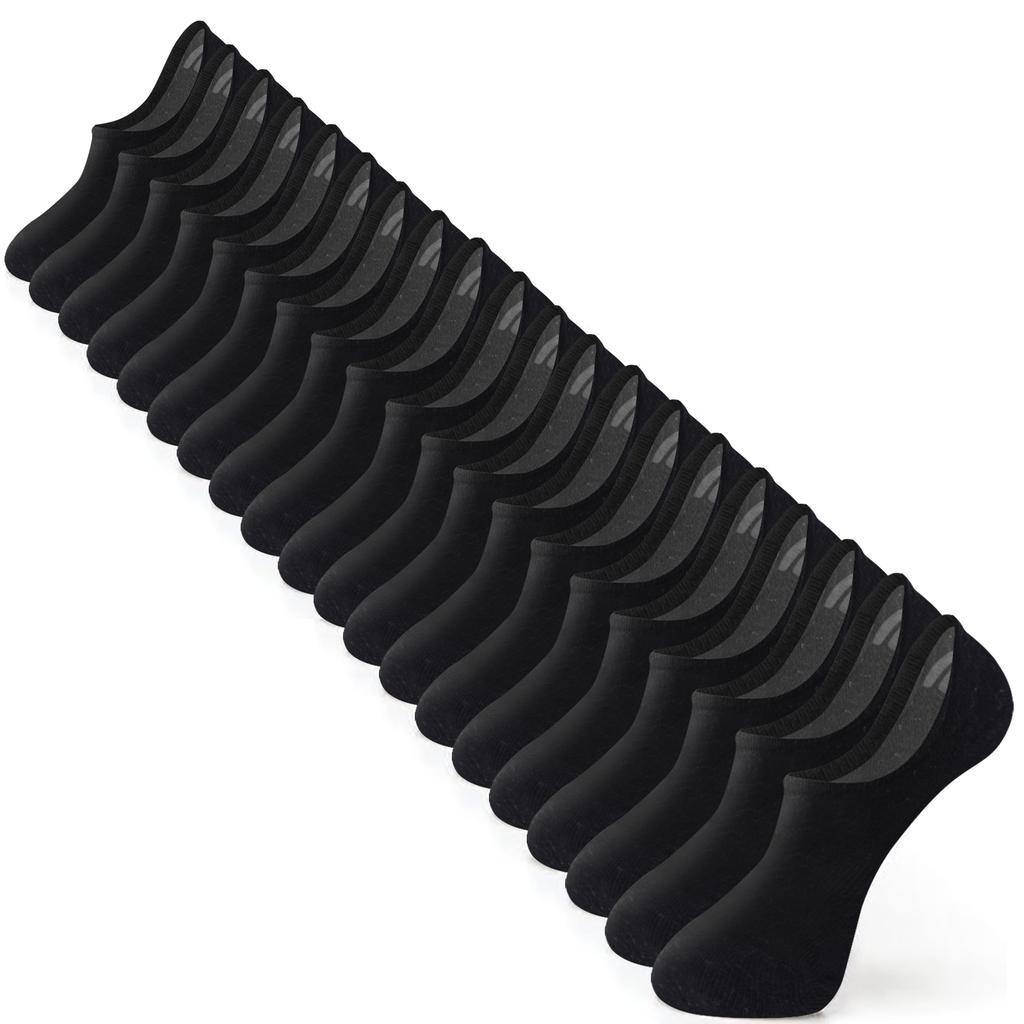 10 Pairs No Show Socks Womens and Mens Low Cut Ankle Short Running Novelty Casual Cotton Invisible Liner Socks With No-Slip Grip
