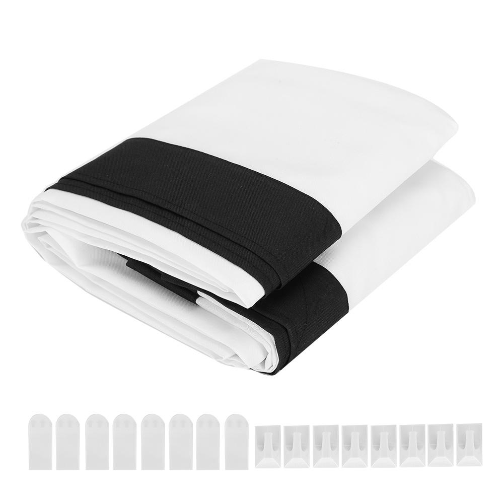 HD Projektionsleinwand Tragbare Faltbare Weiche Projektionsvorhang 100 Zoll 16: 9 4: 3 mit Haken