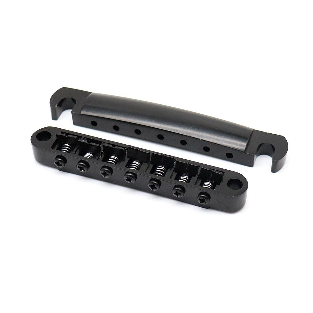 1 Set Tune-O-Matic Brücke und Saitenhalter mit Stiften 7-Saiten-Set Passend für SG LP Epi E-Gitarre