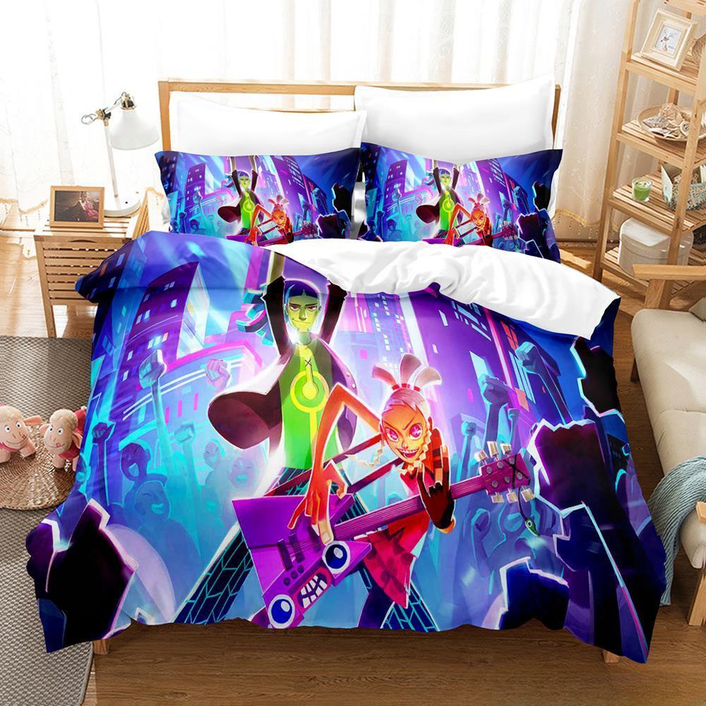 3d Print Game Hi-Fi Rush Bedding Set Single Twin Full Queen King Size Bed Set Adult Kid Bedroom Duvet Cover Sets Home Textiles