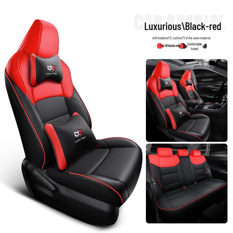 QQG Custom Leather Seat Cover for All-Season Full Coverage - Fits Toyota Venza