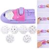 Manual Nail Art Printing Machine Metal Stamping Plates Manicure Nail Color Draw Polish Nail Printer Set Tool