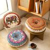 Bohemian Style Round Futon Cushions 40cm Thick Cotton and Linen Floor Mat Gifts Double-sided Mats