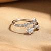 2026 New Star Ring Women's Fashion Personality Light Luxury Niche Simple Open Ring Ins Cold Wind Index Finger Ring Jewelry