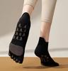 Stylish Enhanced Grip Anti Slip Barefoot Training Dance Exercise Studio Home Invisible Pilates Low Cut Five Toe Yoga Socks
