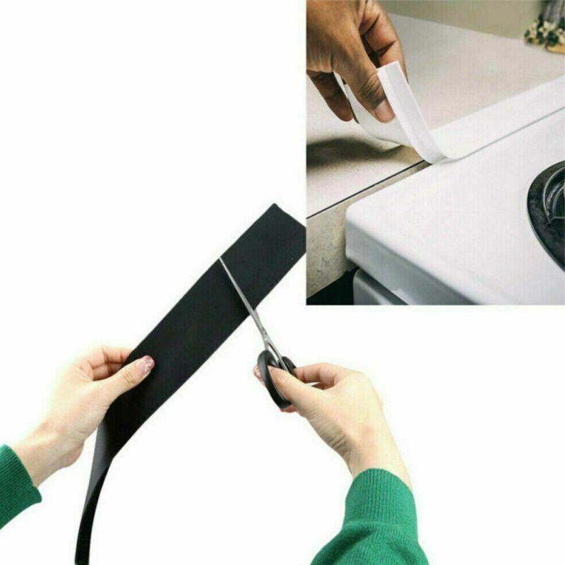1/2Pcs Kitchen Silicone Stove Counter Gap Cover Heat Resistant Mat Oil Dust Water Seal Easy Clean Spills Between Counter