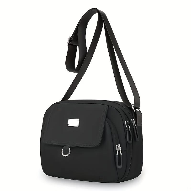 

New Minimalist Casual Crossbody Bag, Adjustable Shoulder Straps, Multi Compartment Stylish Shoulder Bag, Fashion Women s Bags чёрный