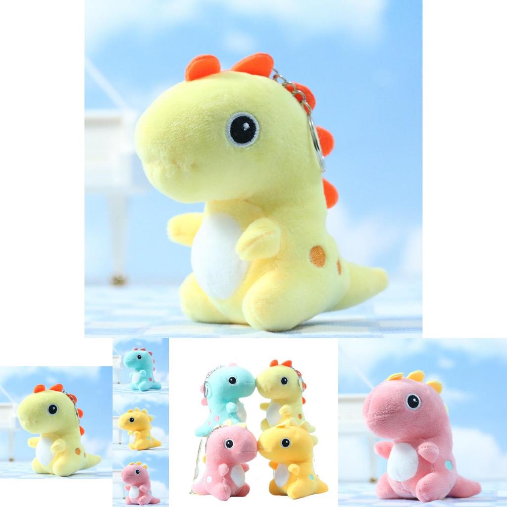 Soft And Cuddly Mini Dinosaur Plush Toy Ideal For Bag Decoration And Party Favors