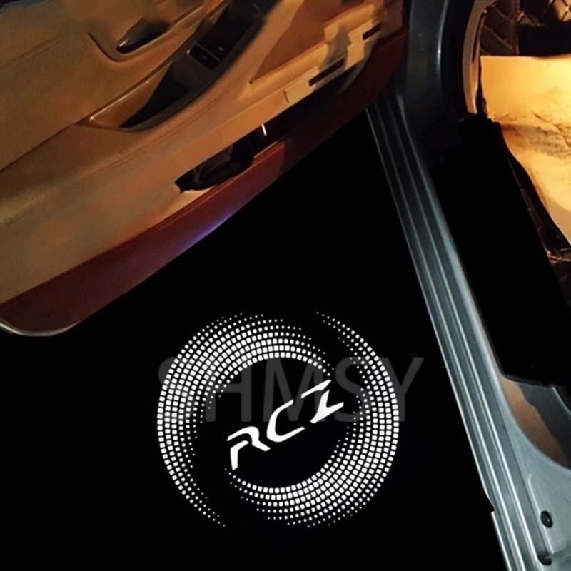 2Pcs For Peugeot RCZ 20112012 2013 2014 Car Accessories LED Projector Courtesy Logo Lamp Auto Door Ghost Shadow Lights u3