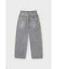 Iiro Elastic Waist Loose Fit Denim Pants Iqpds26703Gyx