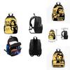 Bendy And The Ink Machine Cartoon Game School Backpack With Adjustable Padded Straps For Kids