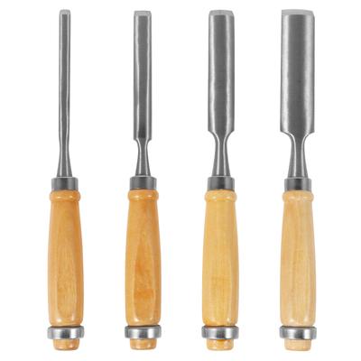 4Pcs Wood Chisel Set Chrome Vanadium Woodworking Chisel Tool Multipurpose Wood Whittling Cutter Carpenter Chisel Hand Tool