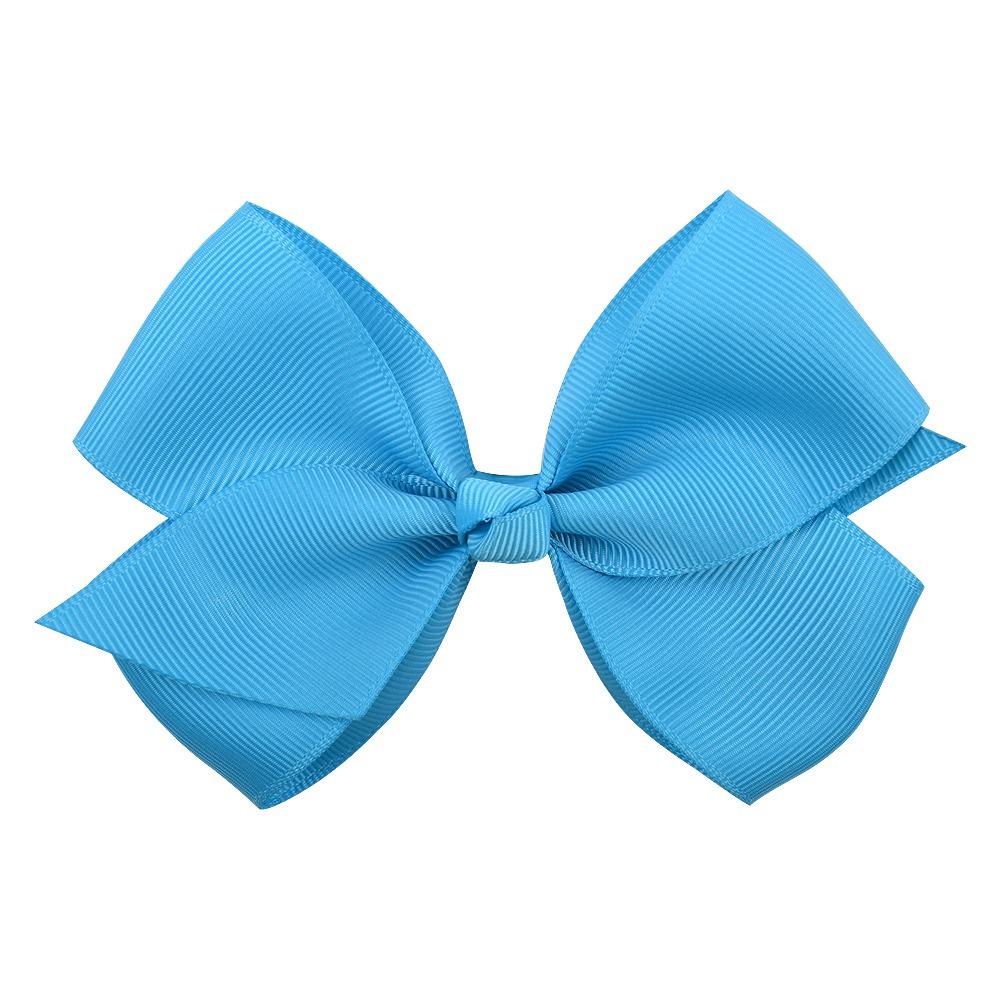 1pcs 4.5 Inches Sweet Candy Color Hair Bows With Clip Kids Girls Boutique Handmade Hair Clip Hairgrips Hair Accessories
