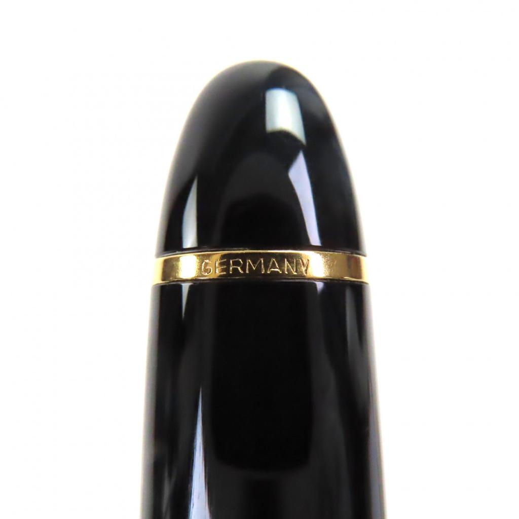 Excellent MONTBLANC fountain pen Meisterstück 149 white star Black gold 14K mens Used