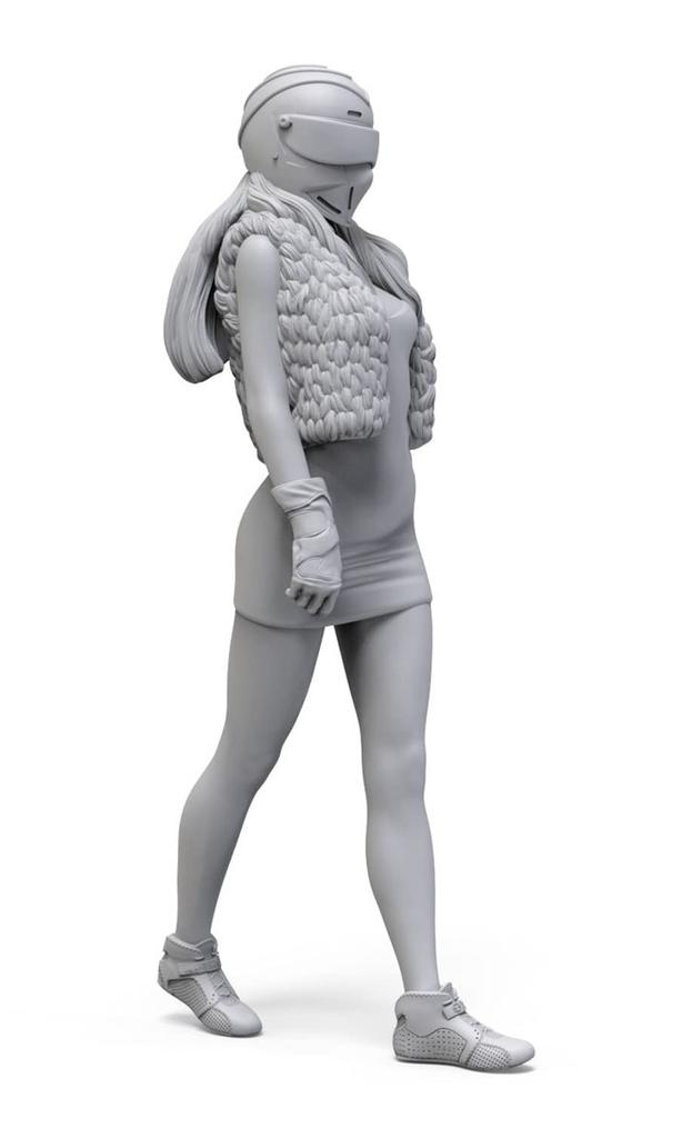 Tori Factory 120 Girls in Action Series Stiger Seductive Undercover Agent Resin Kit GA-045