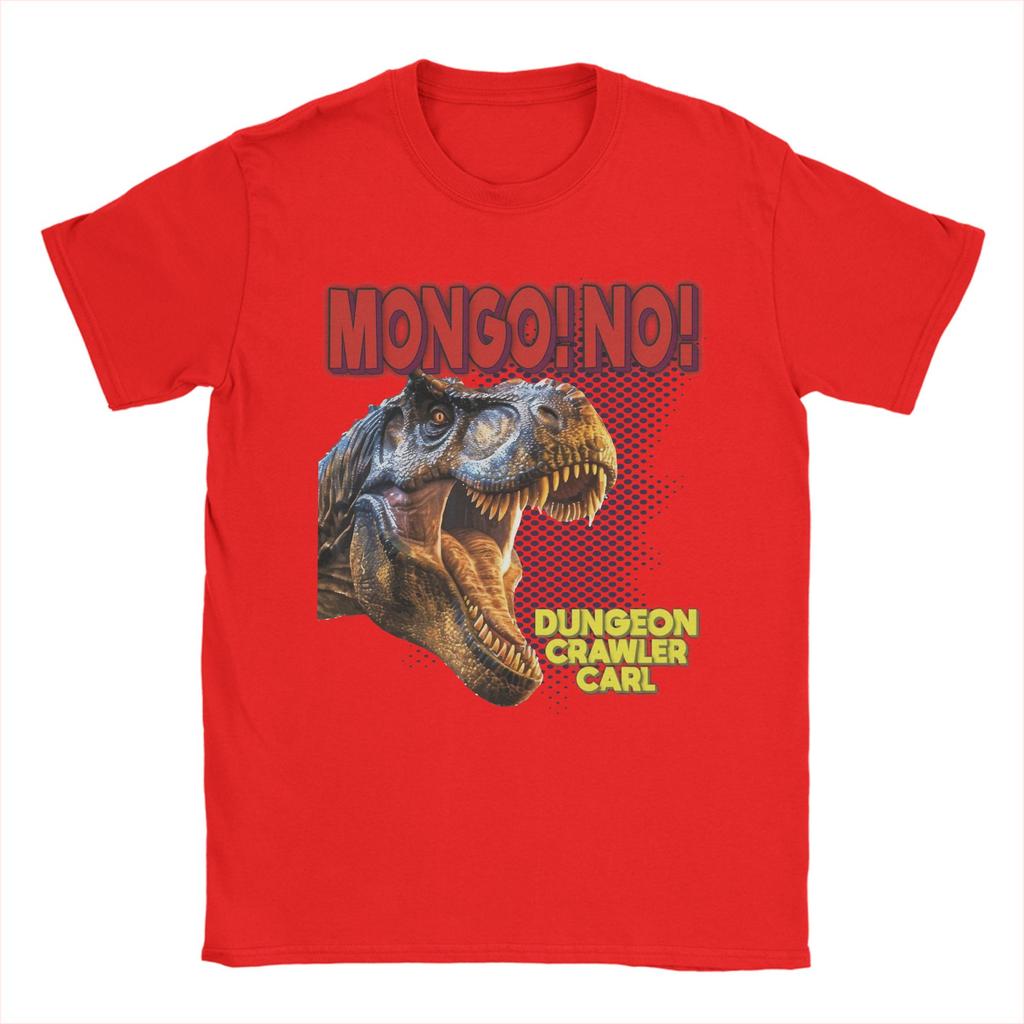 Vintage Dungeon Crawler Carl Mongo No TShirt Men Crewneck Cotton T Shirts Short Sleeve Tees Plus Size Clothes