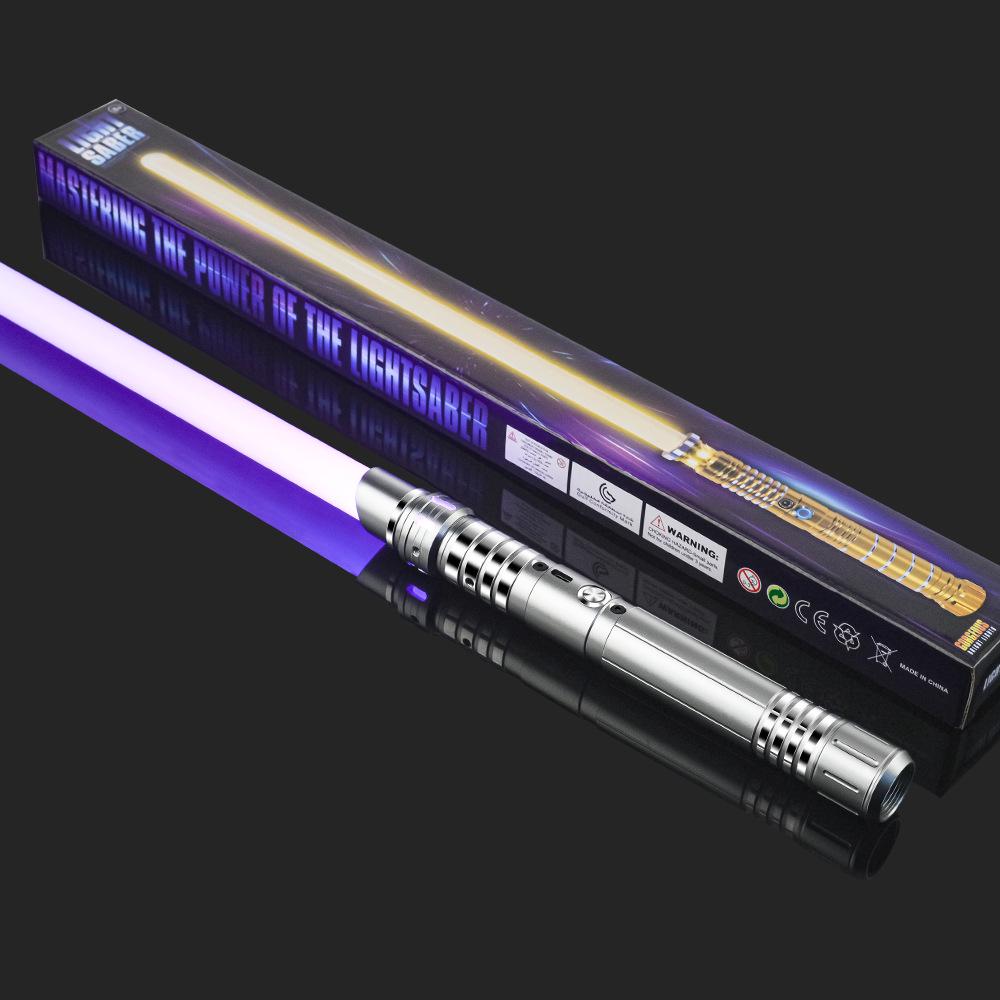 Cutie Cadou Premium Sabie Laser Star Wars din Metal - Reîncărcabilă, Jucărie Luminoasă pentru Copii