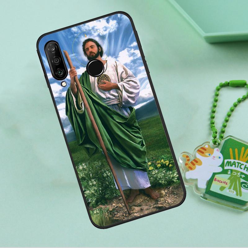 

San Judas For Huawei Nova 12i 12s 7i 8i 11i 9 10 SE Y90 Y60 Y70 Y72 Y61 Y91 P30 P40 Lite P60 Pro Case Huawei Nova 12s