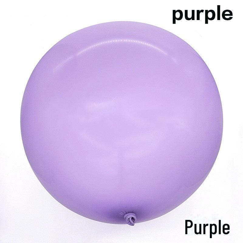 36-Inch Thickened Latex Round Macaron Balloon for Birthday Party Decoration