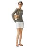Deketeuumeon Signature Denim Shorts Dcwpt007Ivory