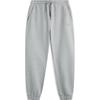 Li Ning Sports Trend Series Solid Color Lace-Up Breathable Comfortable Casual Tapered Knit Sports Pants Men Bottoms Light-Gray AKLU605-14