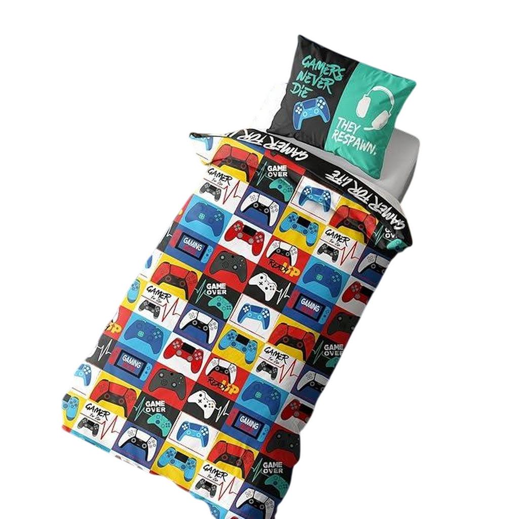 Gamer Levels Reversible Duvet Set