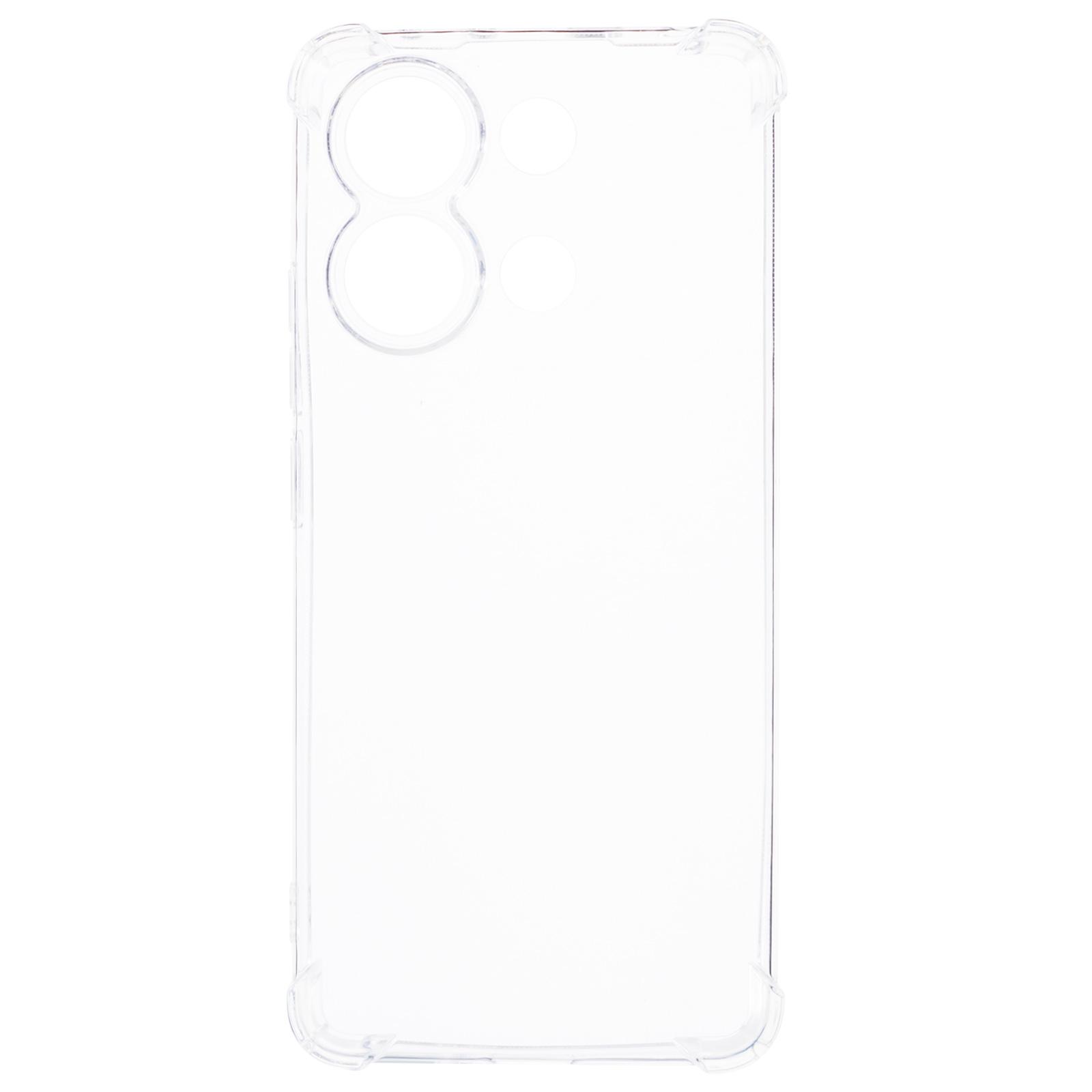 

For Xiaomi Redmi Note 13 4G Clear TPU Case Phone Cover Enhanced Four Corner A