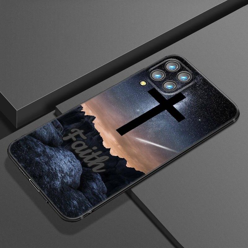 Jesus Christ Cross Phone Case For Samsung Galaxy A21 A30 A50 A52 S A13 A22 A32 4G A23 A33 A53 A73 5G A12 A31 A51 A70 A71 A72