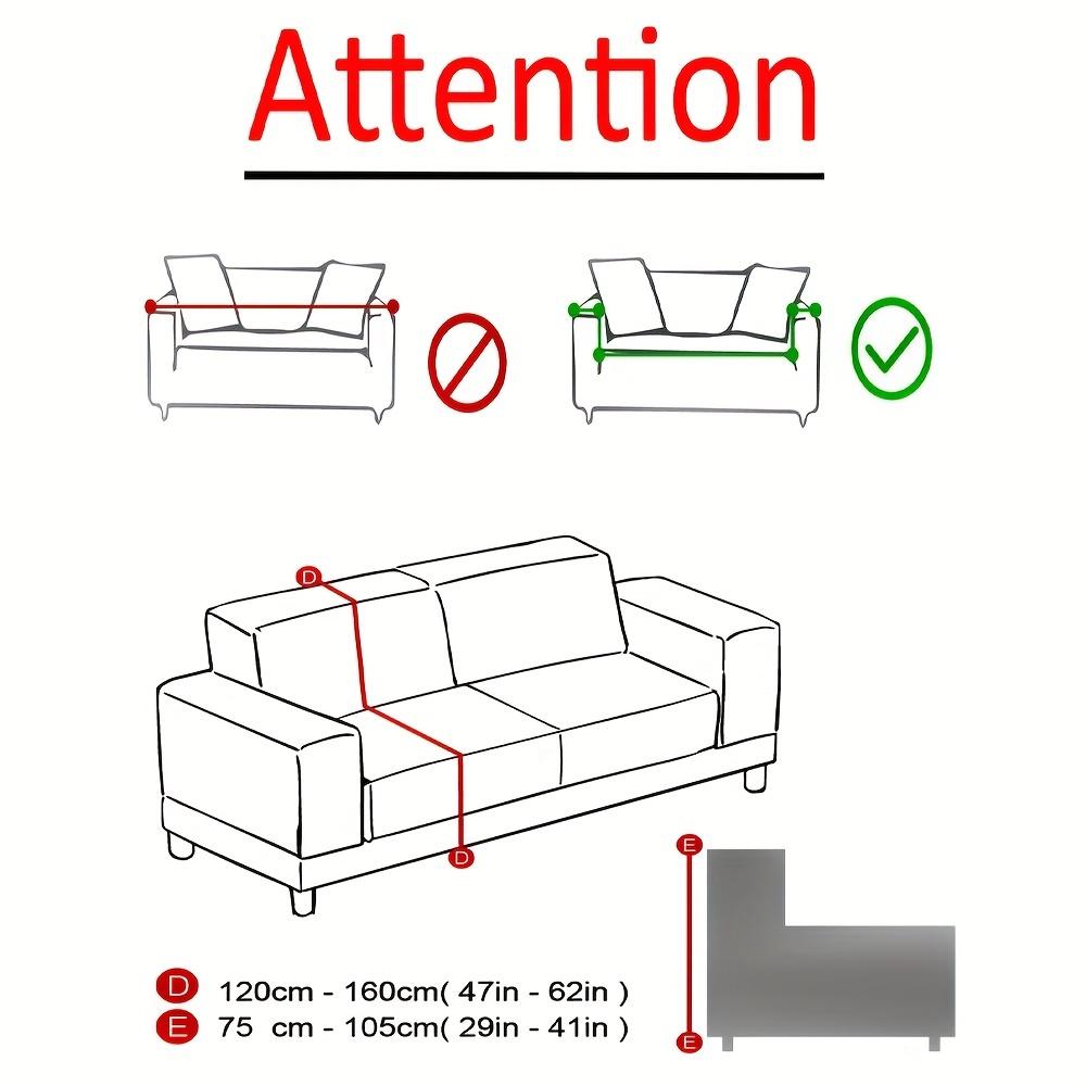 1pc Sofa Slipcover, Non-slip Christmas Santa Claus Sofa Cover, Couch Cover Furniture Protector For Bedroom Office Living Room