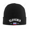 Knitted Hat Unisex Slovenia EST Independence Day For Unisex Women Boys Winter Autumn Beanie Cap Warm Bonnet