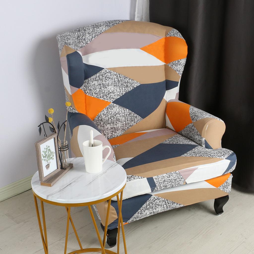 Elastic Printed Tiger Bench Cover Chair Cover Full-inclusive Single Wing Back Sofa Cover American Style Sjamon Tiger Bench Cover