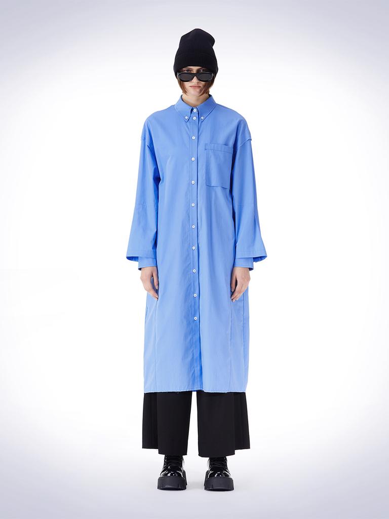House 072C Double Layered Sleeve Onepiece Blue