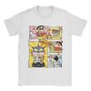 Crayon Shinchan Tshirt Unisex Unisex Cute Anime Unisexga Vintage Pure Cotton Tees Round Collar Short Sleeve T Shirt Gift Idea Tops