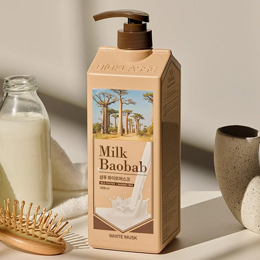 Milk Baobab Parfüm Shampoo Weißer Moschus Duft, 1L, 1 Stück