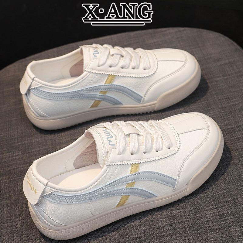 Leather soft-soled women's shoes autumn new versatile little white shoes casual sports shoes