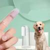 5pcs Pet Finger Toothbrushes Effective In Cleaning Teeth Perfect For Dogs And Cats