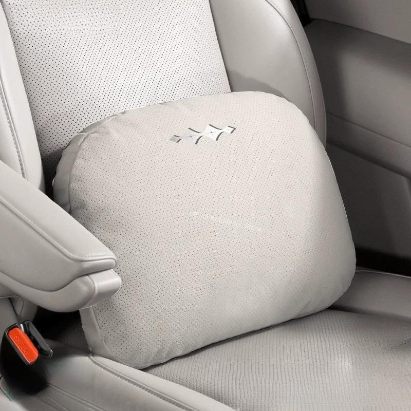 For BYD Formula Leopard 5 8 Ti3 Ti7 Denza B5 B8 Suede Car Headrest Neck Pillow Lumbar Support Cushion Breathable Car Accessories