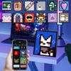 Smart LED Matrix Pixel Display RGB DIY Graffiti App Control Art Display Cool Animation Gaming Room Decor 5V USB Desk Decor Light